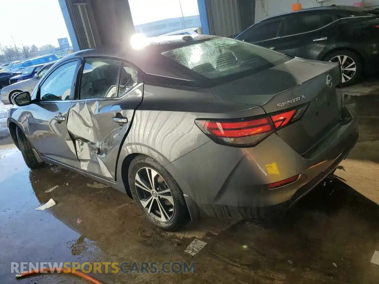2 Photograph of a damaged car 3N1AB8CV7MY202594 NISSAN SENTRA 2021