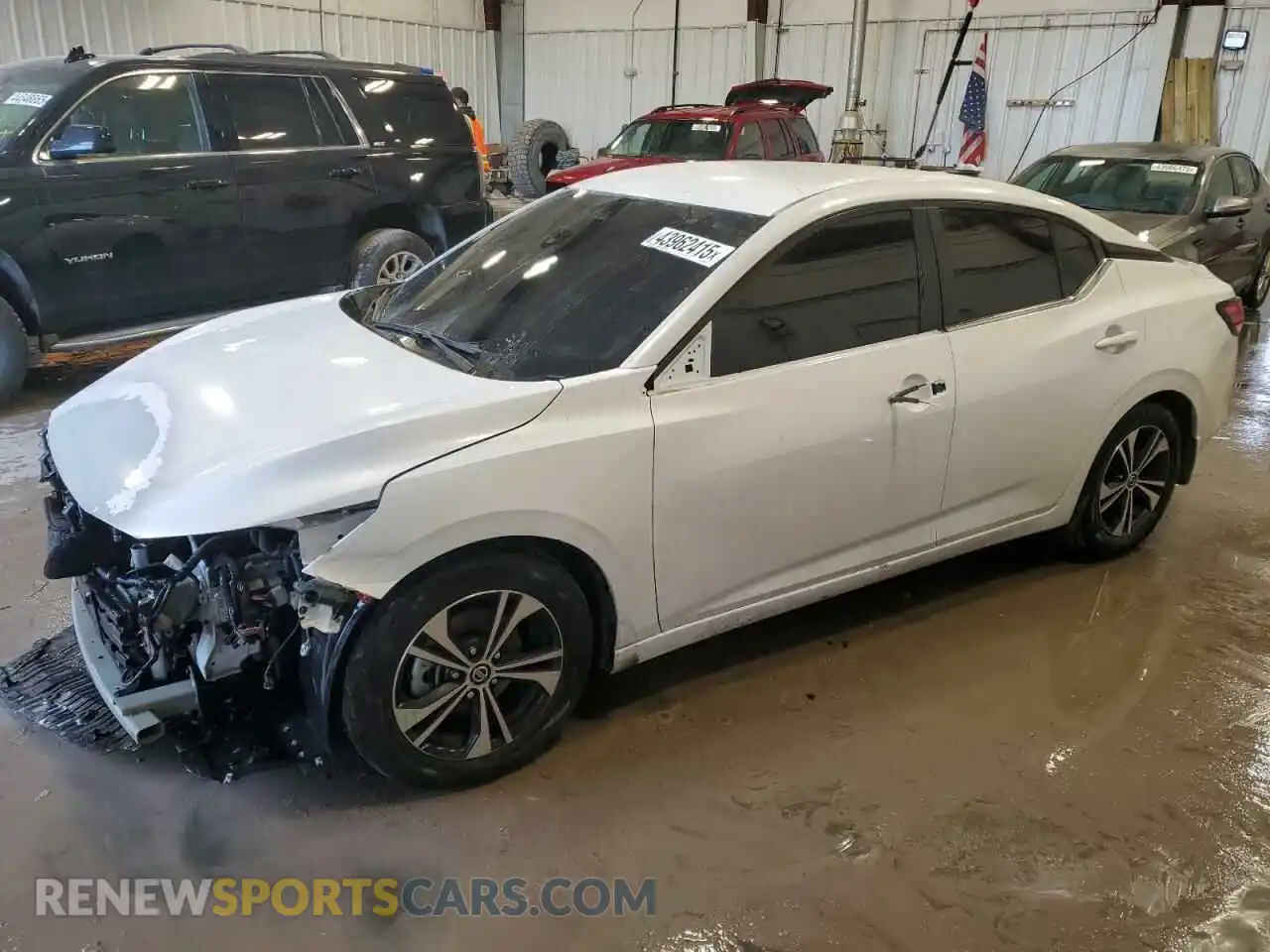 1 Photograph of a damaged car 3N1AB8CV7MY205849 NISSAN SENTRA 2021