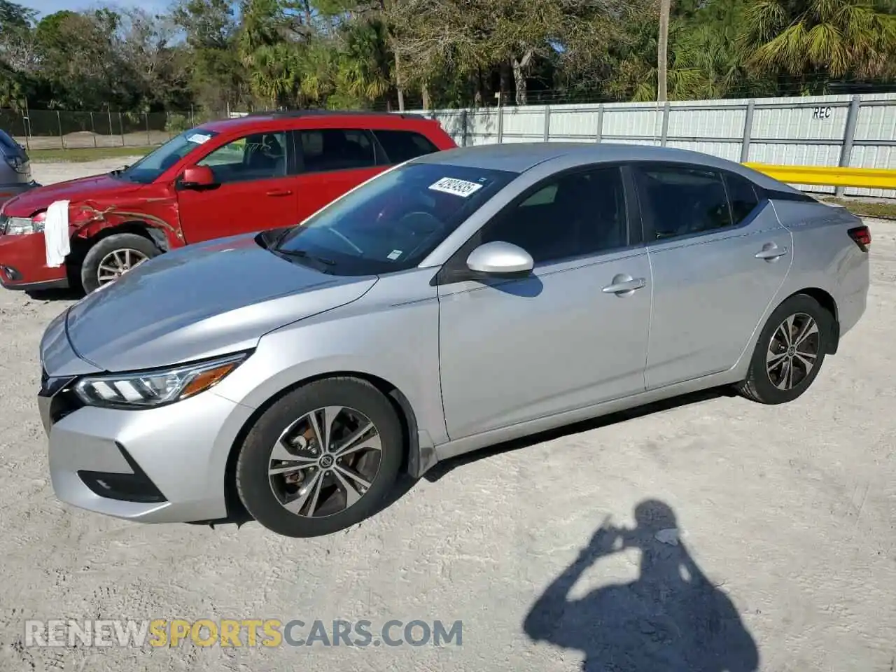 1 Photograph of a damaged car 3N1AB8CV7MY208251 NISSAN SENTRA 2021