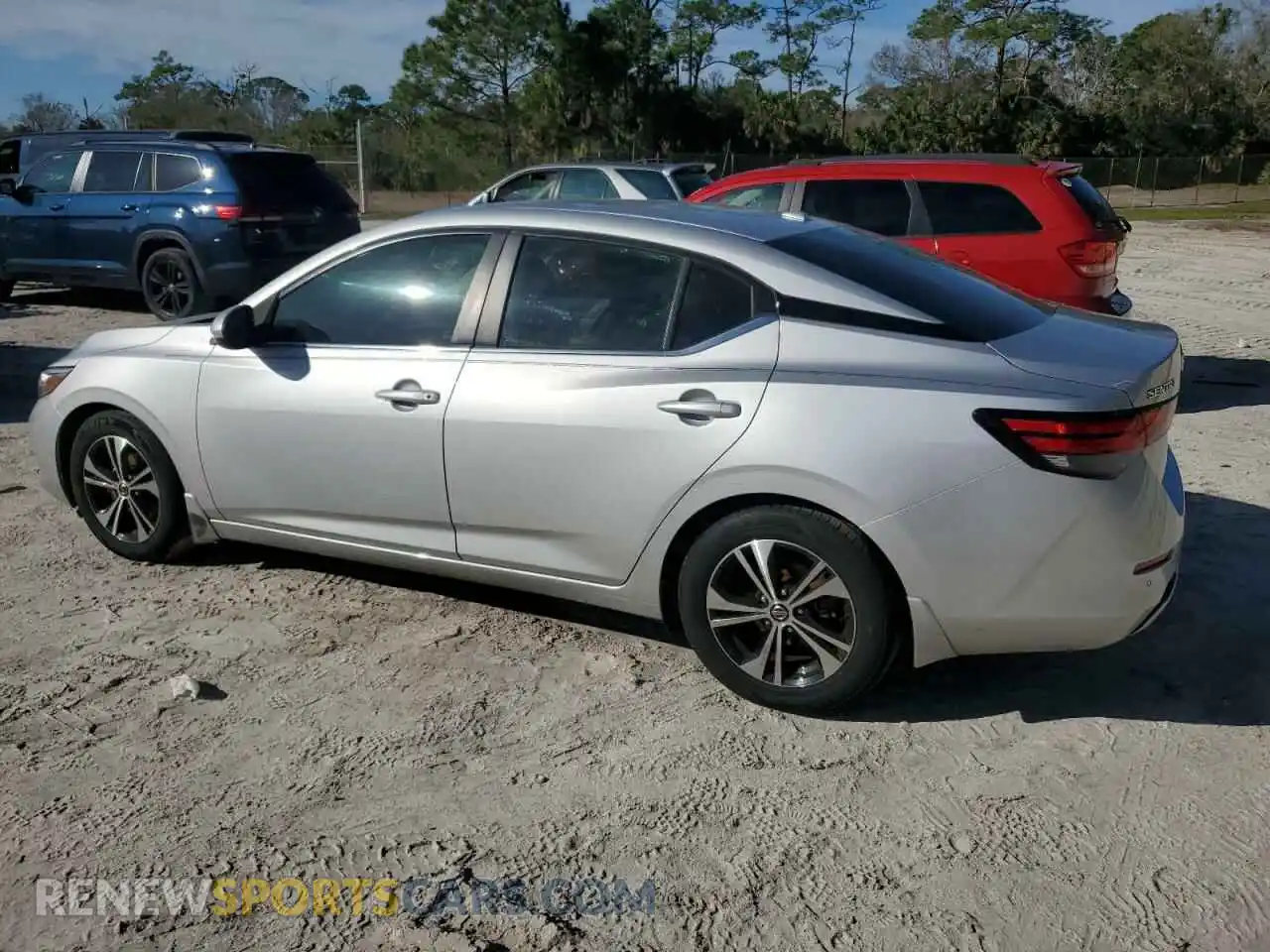 2 Photograph of a damaged car 3N1AB8CV7MY208251 NISSAN SENTRA 2021