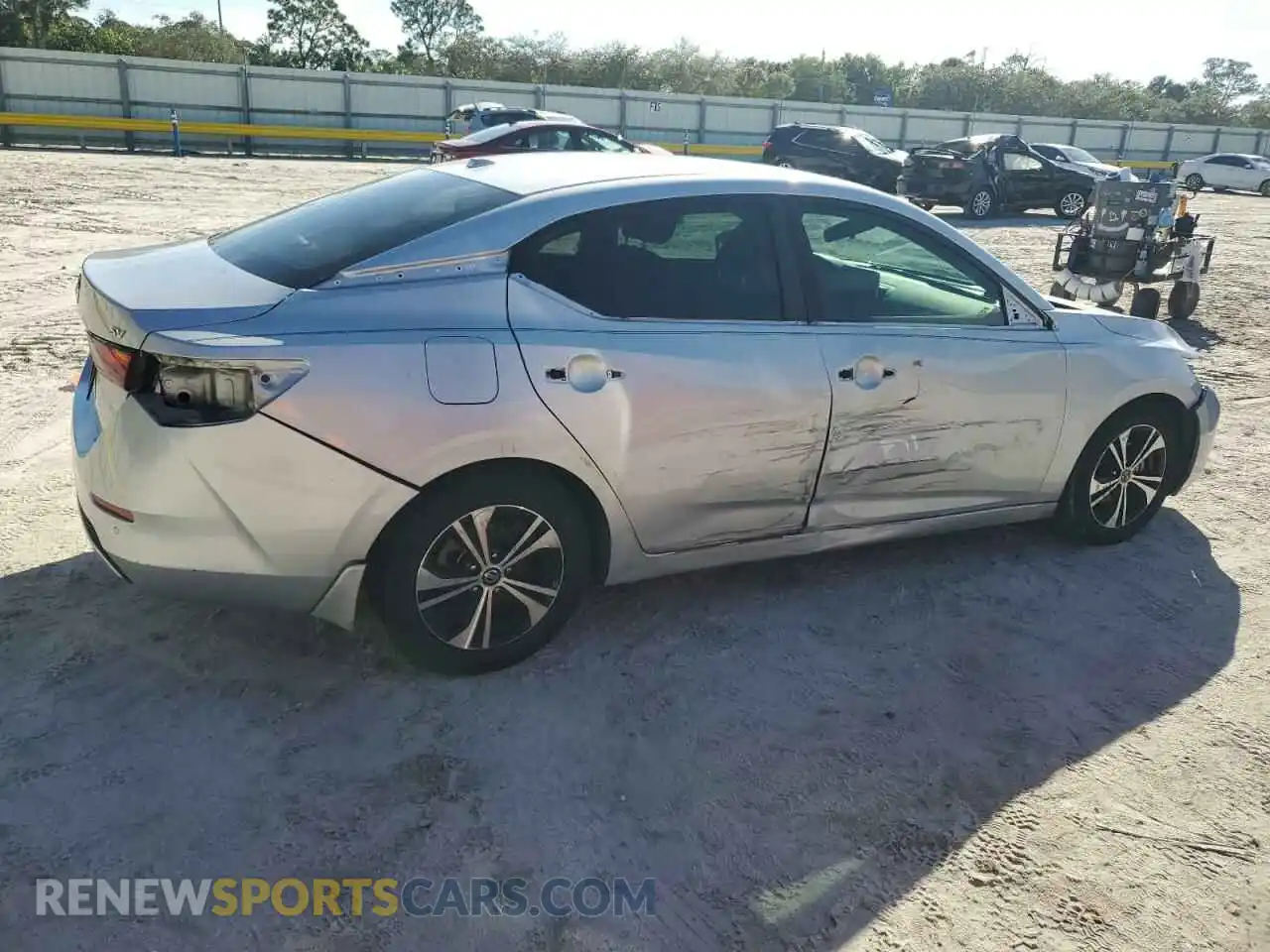 3 Photograph of a damaged car 3N1AB8CV7MY208251 NISSAN SENTRA 2021