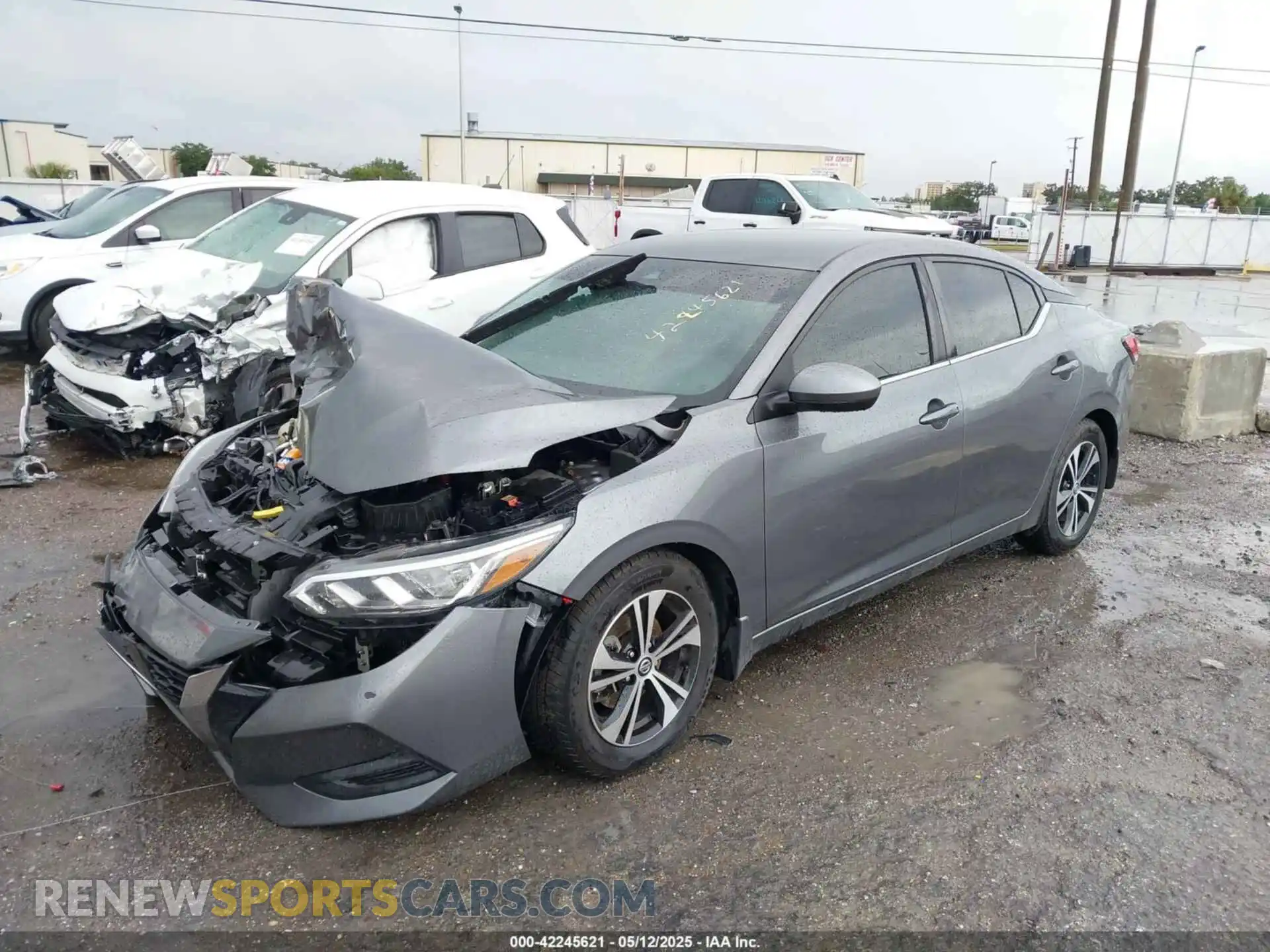 2 Photograph of a damaged car 3N1AB8CV7MY209755 NISSAN SENTRA 2021