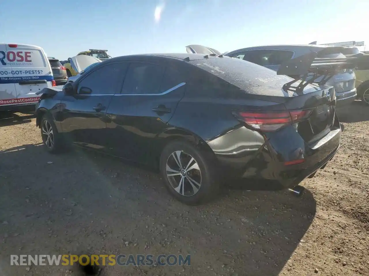 2 Photograph of a damaged car 3N1AB8CV7MY210534 NISSAN SENTRA 2021