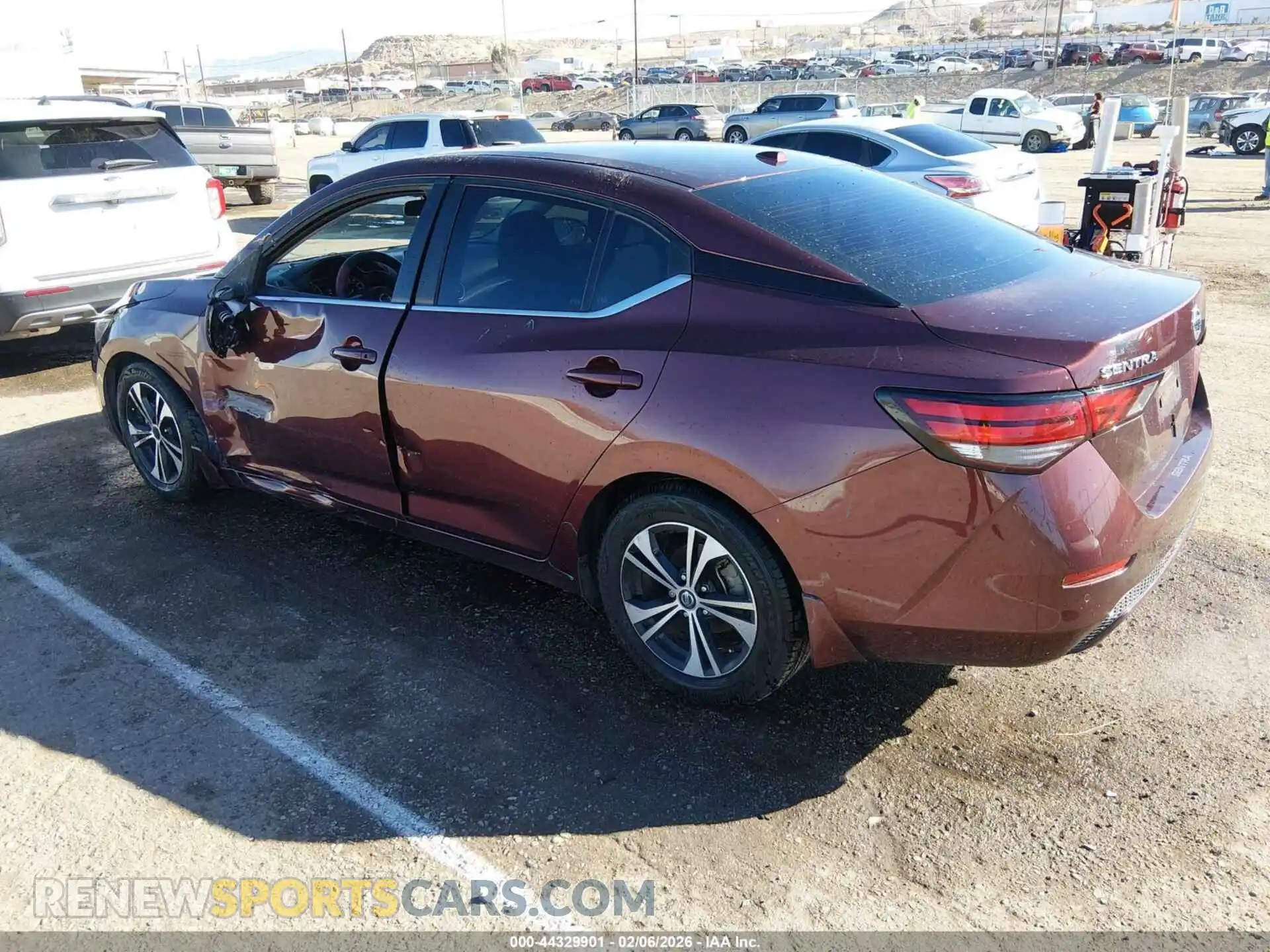 3 Photograph of a damaged car 3N1AB8CV7MY212932 NISSAN SENTRA 2021