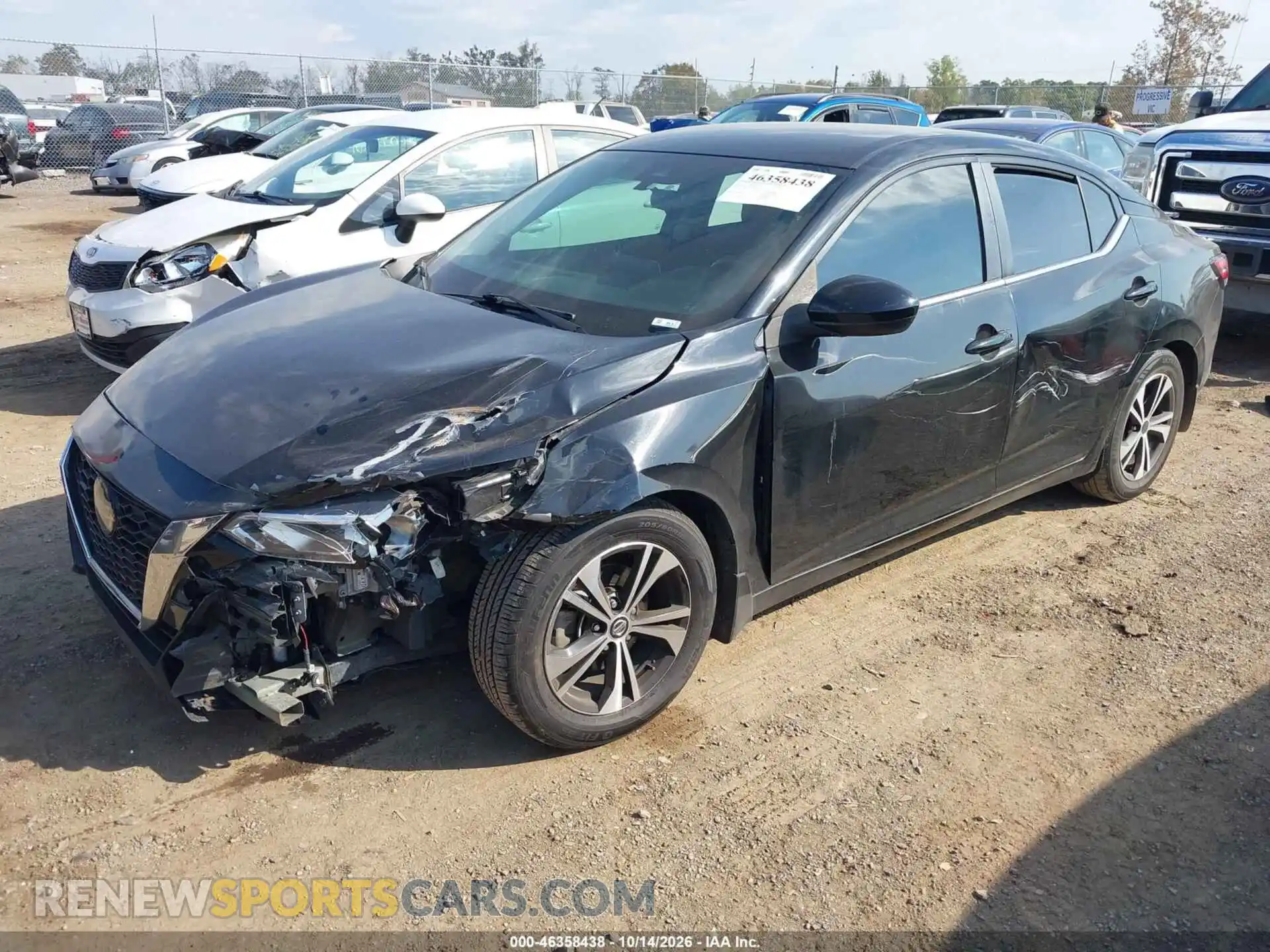 2 Photograph of a damaged car 3N1AB8CV7MY214776 NISSAN SENTRA 2021