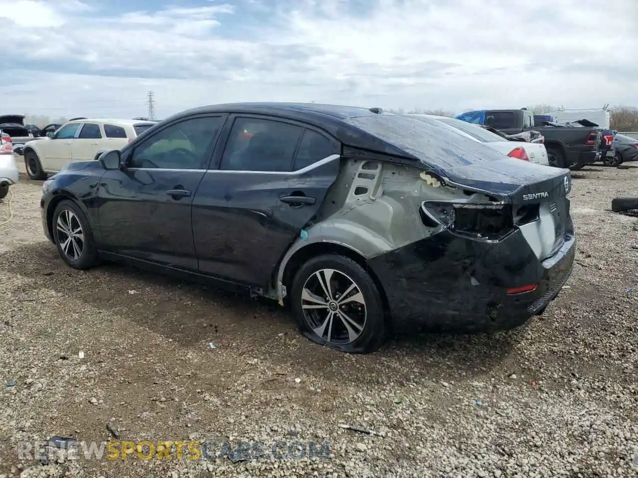 2 Photograph of a damaged car 3N1AB8CV7MY225096 NISSAN SENTRA 2021