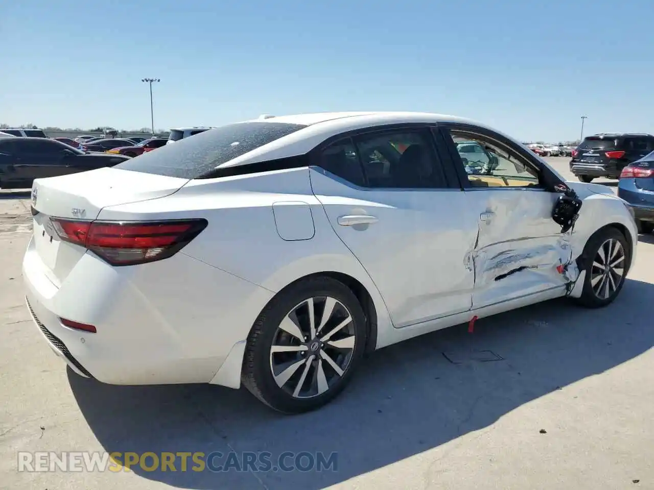 3 Photograph of a damaged car 3N1AB8CV7MY230699 NISSAN SENTRA 2021