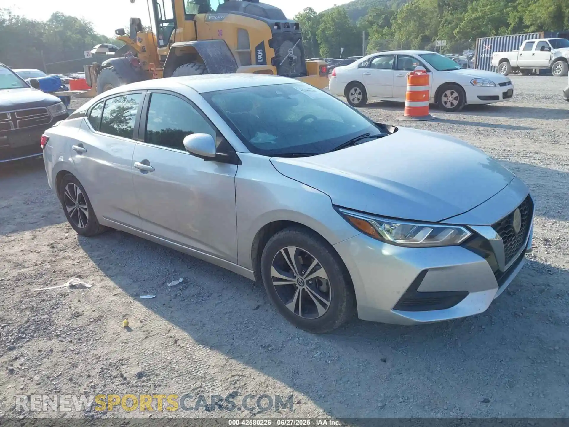 1 Photograph of a damaged car 3N1AB8CV7MY235482 NISSAN SENTRA 2021