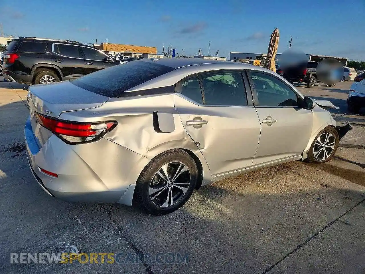 3 Photograph of a damaged car 3N1AB8CV7MY243453 NISSAN SENTRA 2021