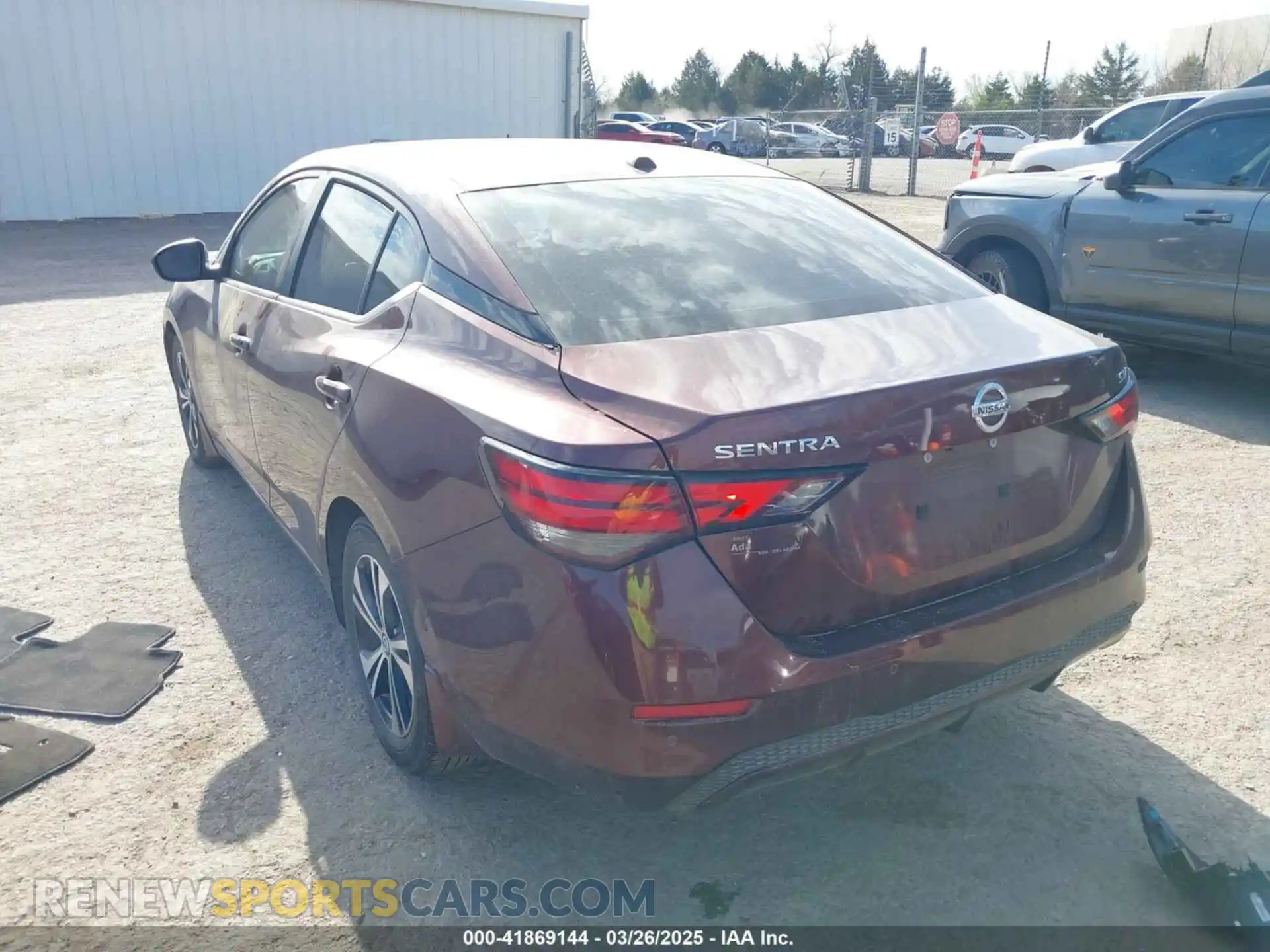 3 Photograph of a damaged car 3N1AB8CV7MY253545 NISSAN SENTRA 2021