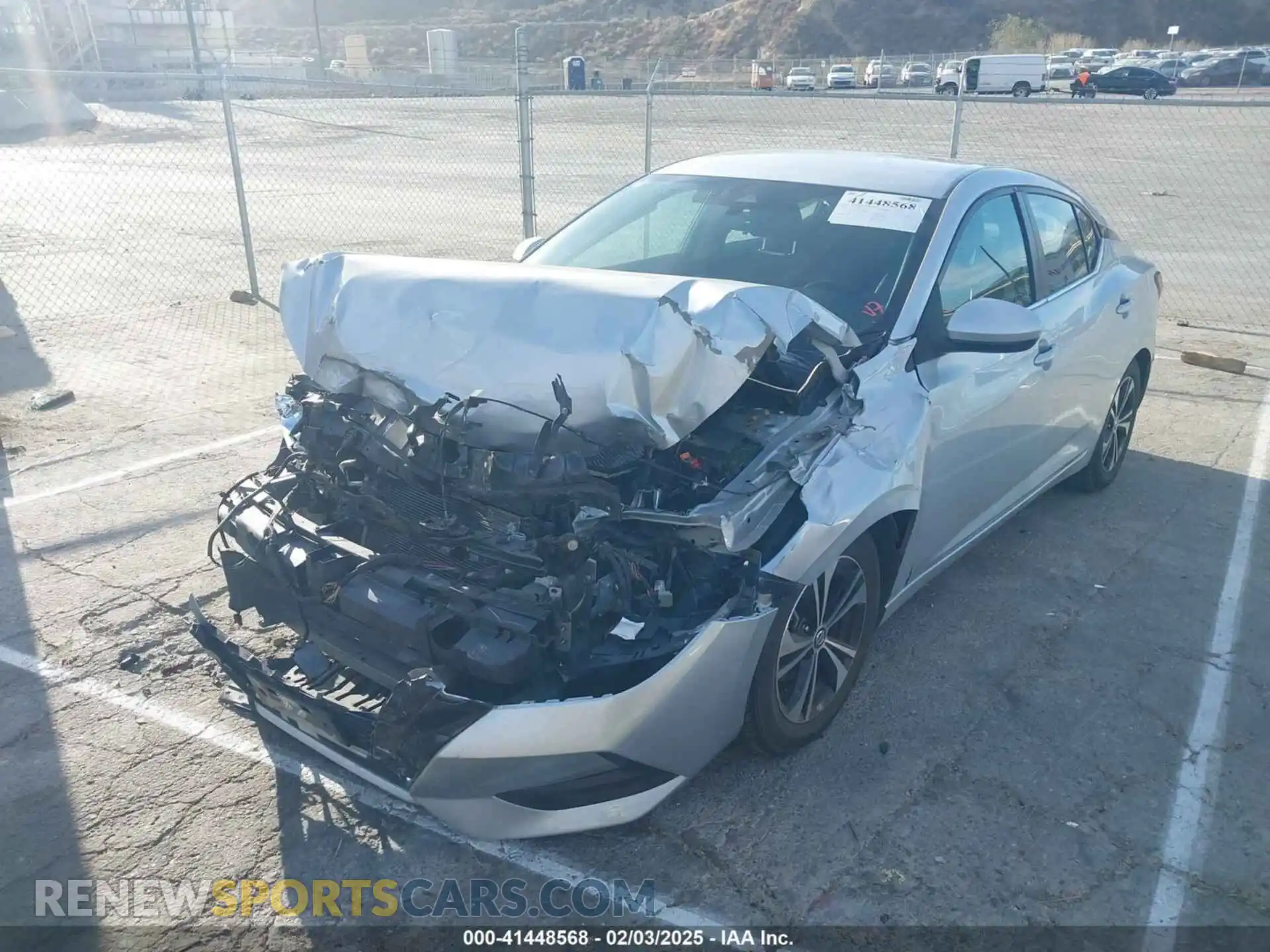2 Photograph of a damaged car 3N1AB8CV7MY255683 NISSAN SENTRA 2021