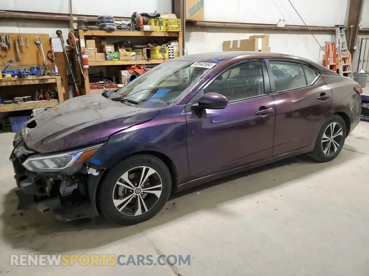 1 Photograph of a damaged car 3N1AB8CV7MY258518 NISSAN SENTRA 2021