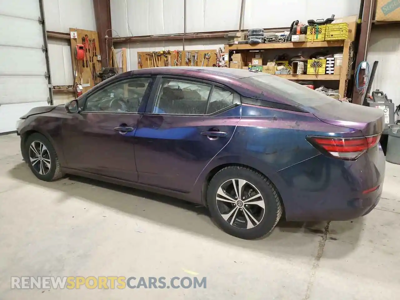 2 Photograph of a damaged car 3N1AB8CV7MY258518 NISSAN SENTRA 2021