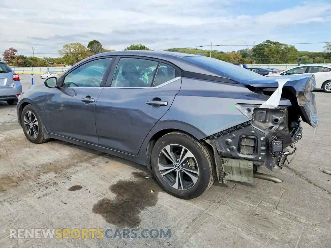 2 Photograph of a damaged car 3N1AB8CV7MY258860 NISSAN SENTRA 2021