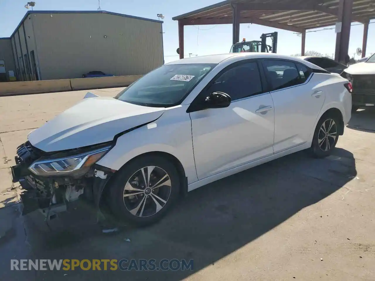 1 Photograph of a damaged car 3N1AB8CV7MY265579 NISSAN SENTRA 2021