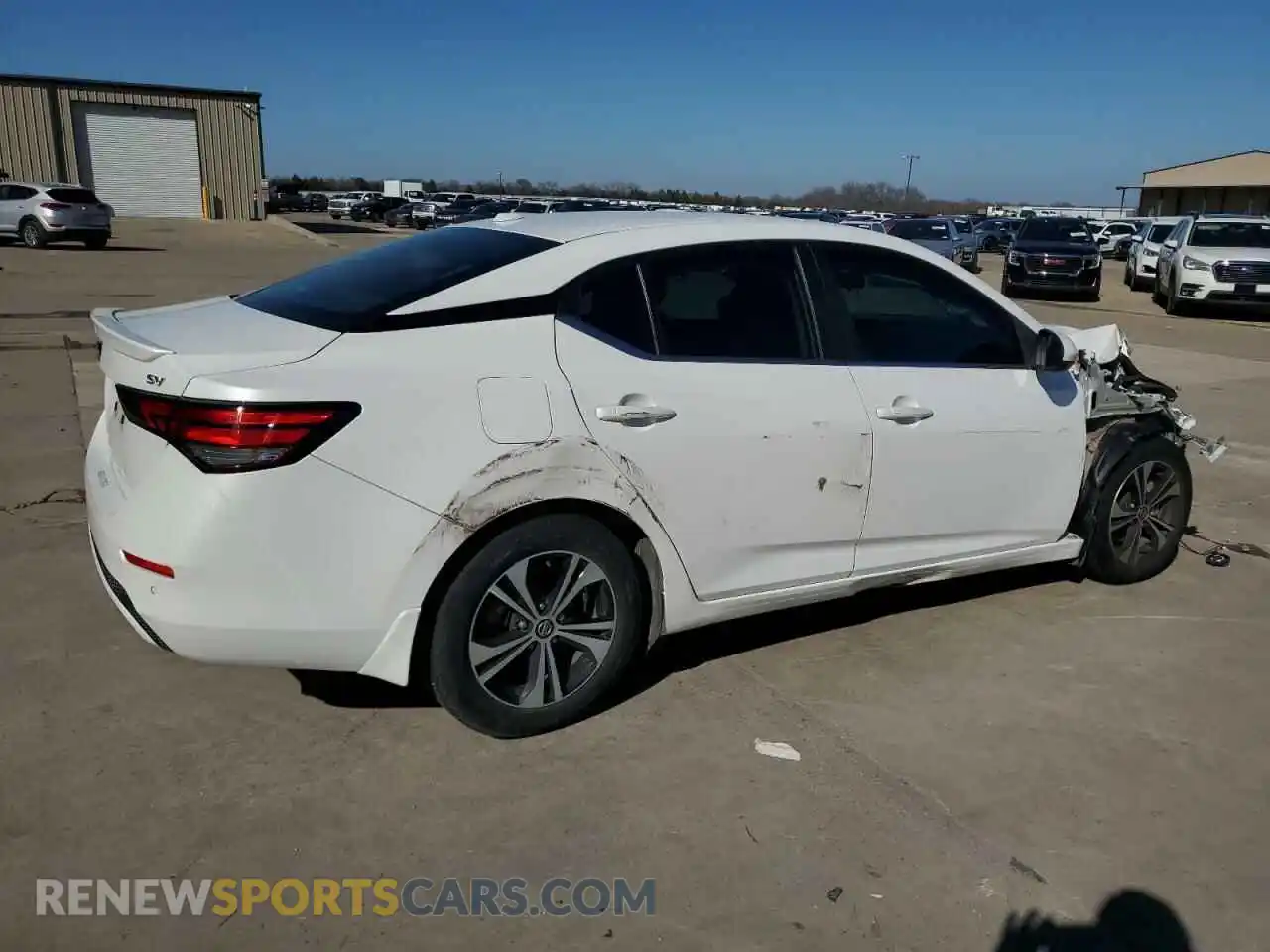 3 Photograph of a damaged car 3N1AB8CV7MY265579 NISSAN SENTRA 2021