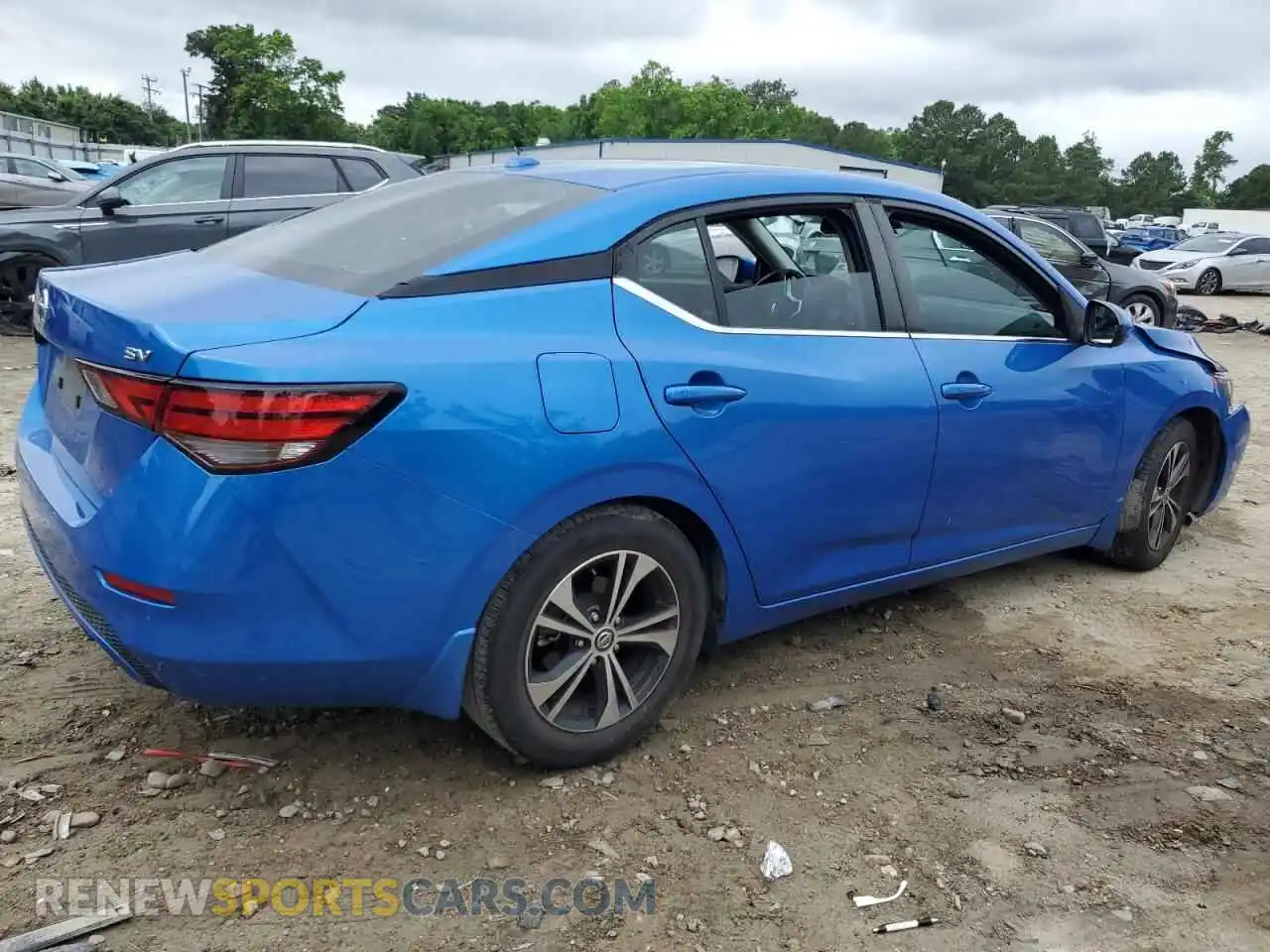 3 Photograph of a damaged car 3N1AB8CV7MY267235 NISSAN SENTRA 2021
