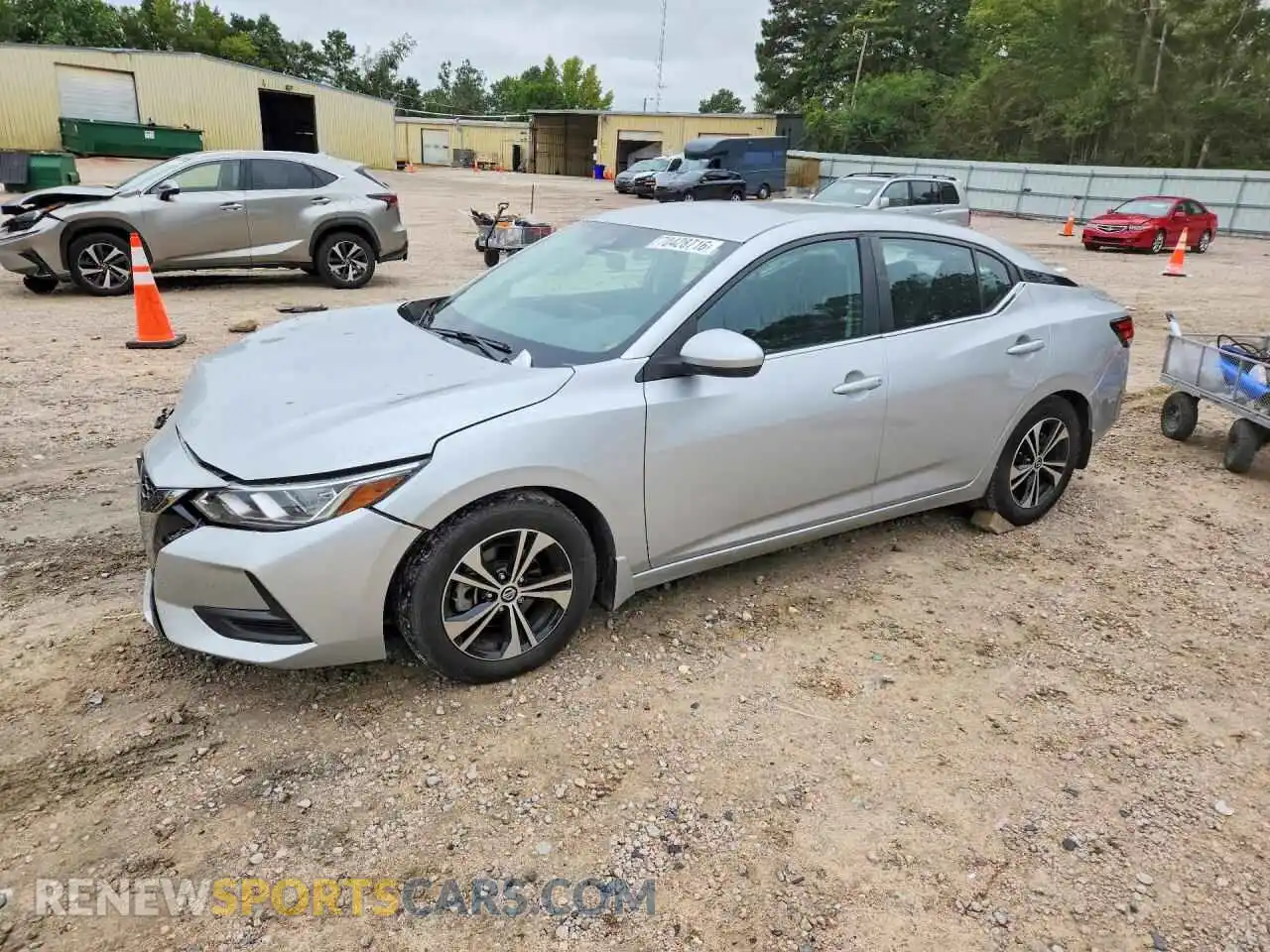 1 Photograph of a damaged car 3N1AB8CV7MY275822 NISSAN SENTRA 2021
