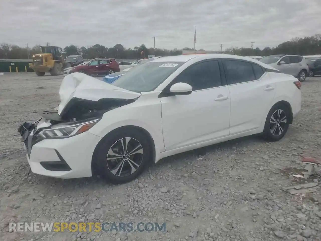 1 Photograph of a damaged car 3N1AB8CV7MY277120 NISSAN SENTRA 2021