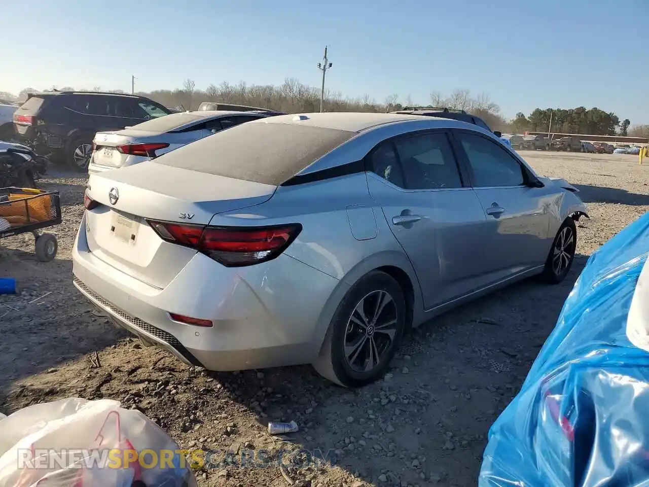 3 Photograph of a damaged car 3N1AB8CV7MY287551 NISSAN SENTRA 2021