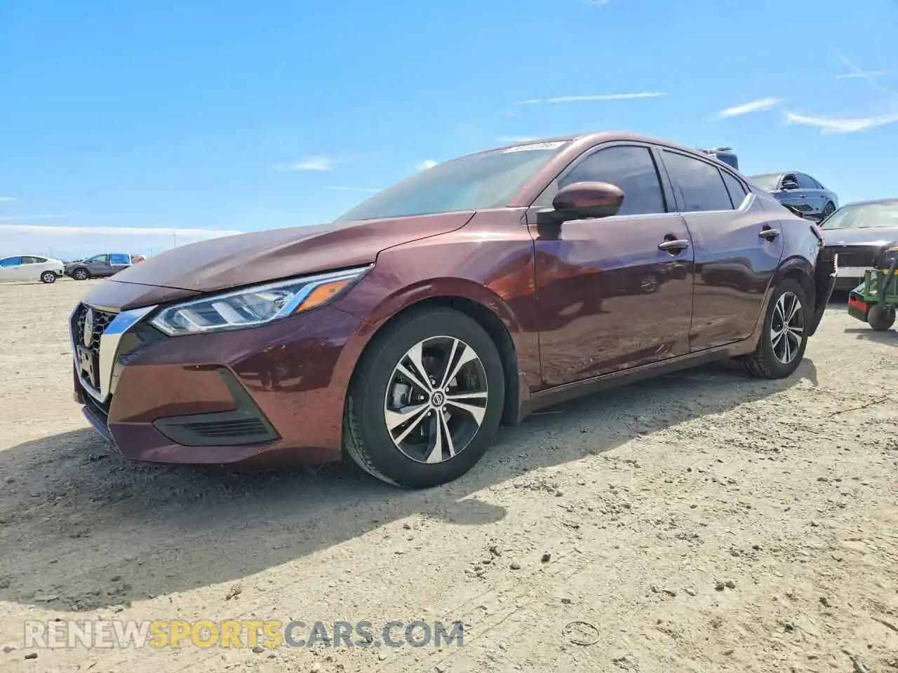 1 Photograph of a damaged car 3N1AB8CV7MY288859 NISSAN SENTRA 2021