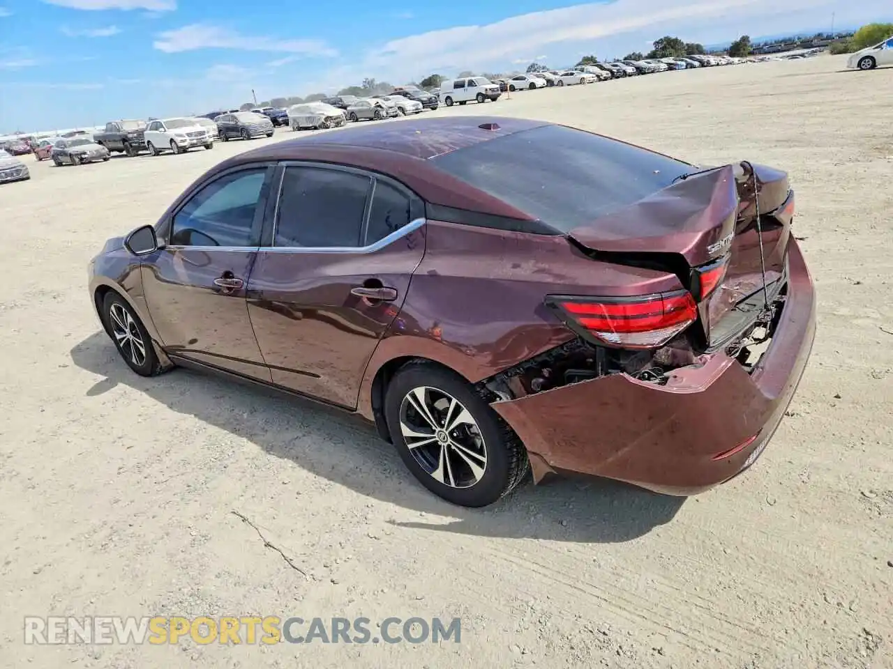 2 Photograph of a damaged car 3N1AB8CV7MY288859 NISSAN SENTRA 2021