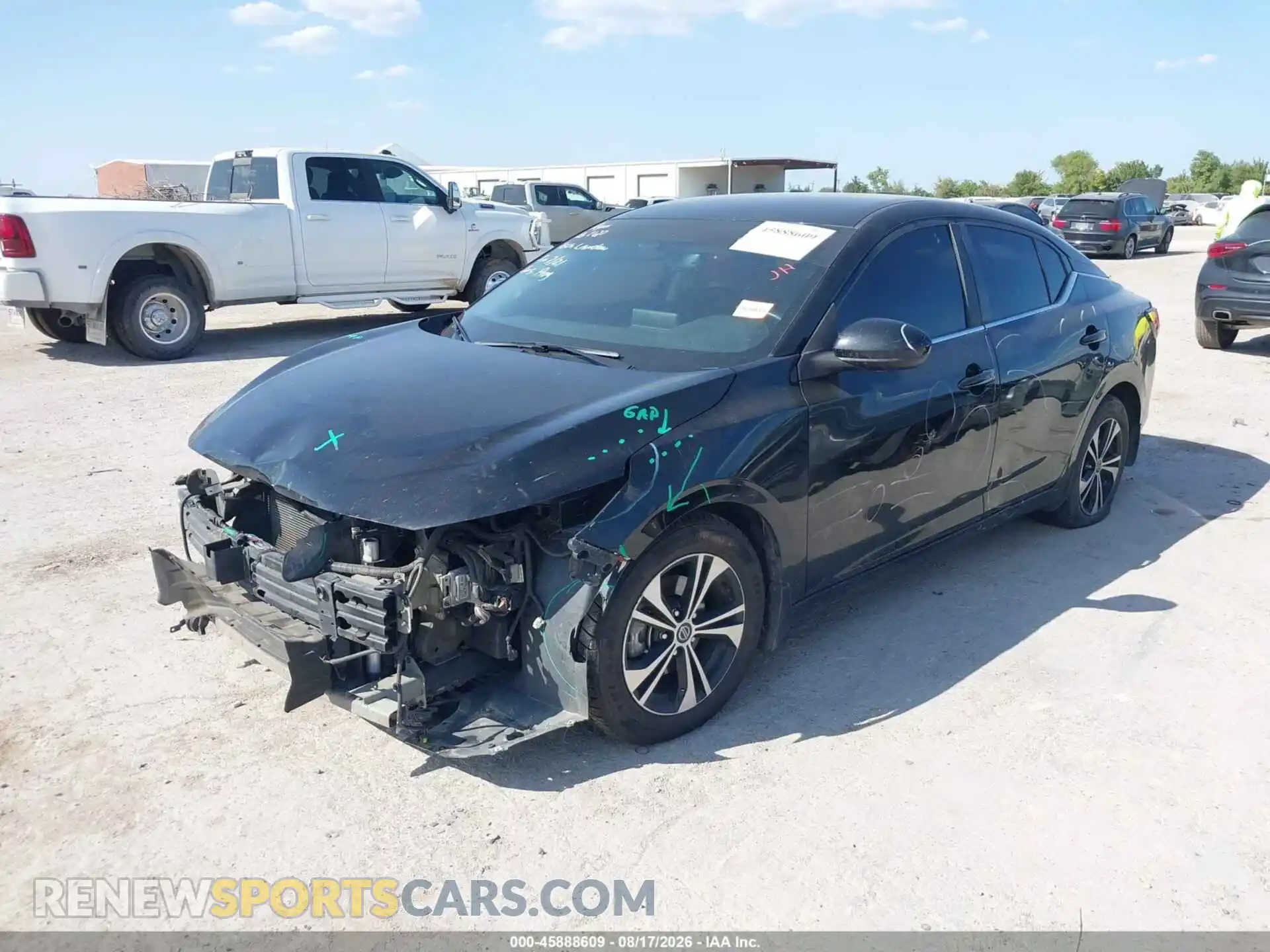2 Photograph of a damaged car 3N1AB8CV7MY289932 NISSAN SENTRA 2021