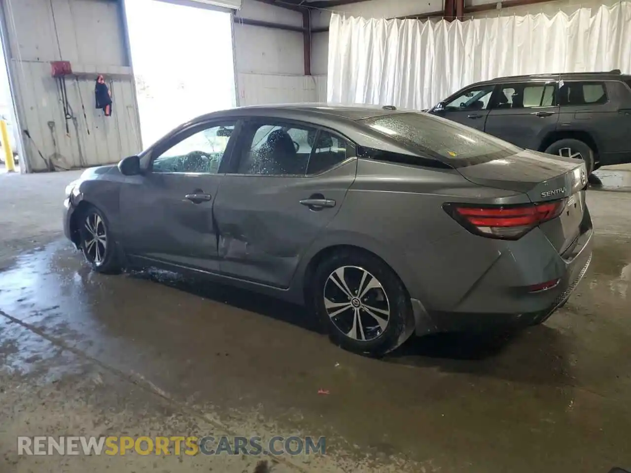 2 Photograph of a damaged car 3N1AB8CV7MY302596 NISSAN SENTRA 2021