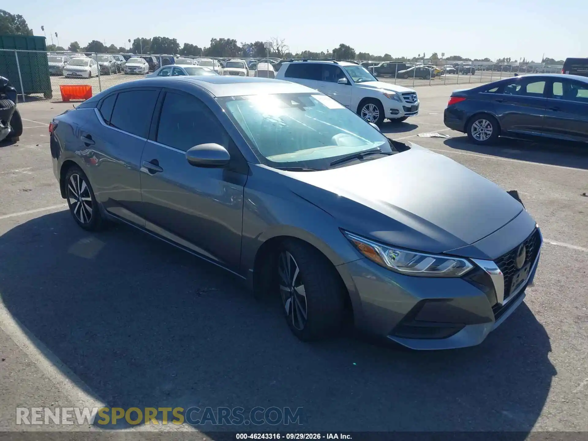 1 Photograph of a damaged car 3N1AB8CV7MY306437 NISSAN SENTRA 2021