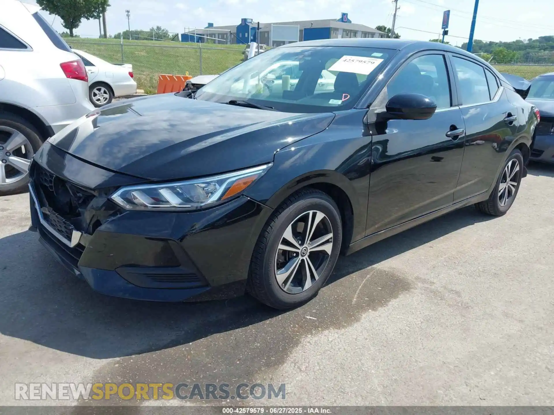 2 Photograph of a damaged car 3N1AB8CV7MY308107 NISSAN SENTRA 2021
