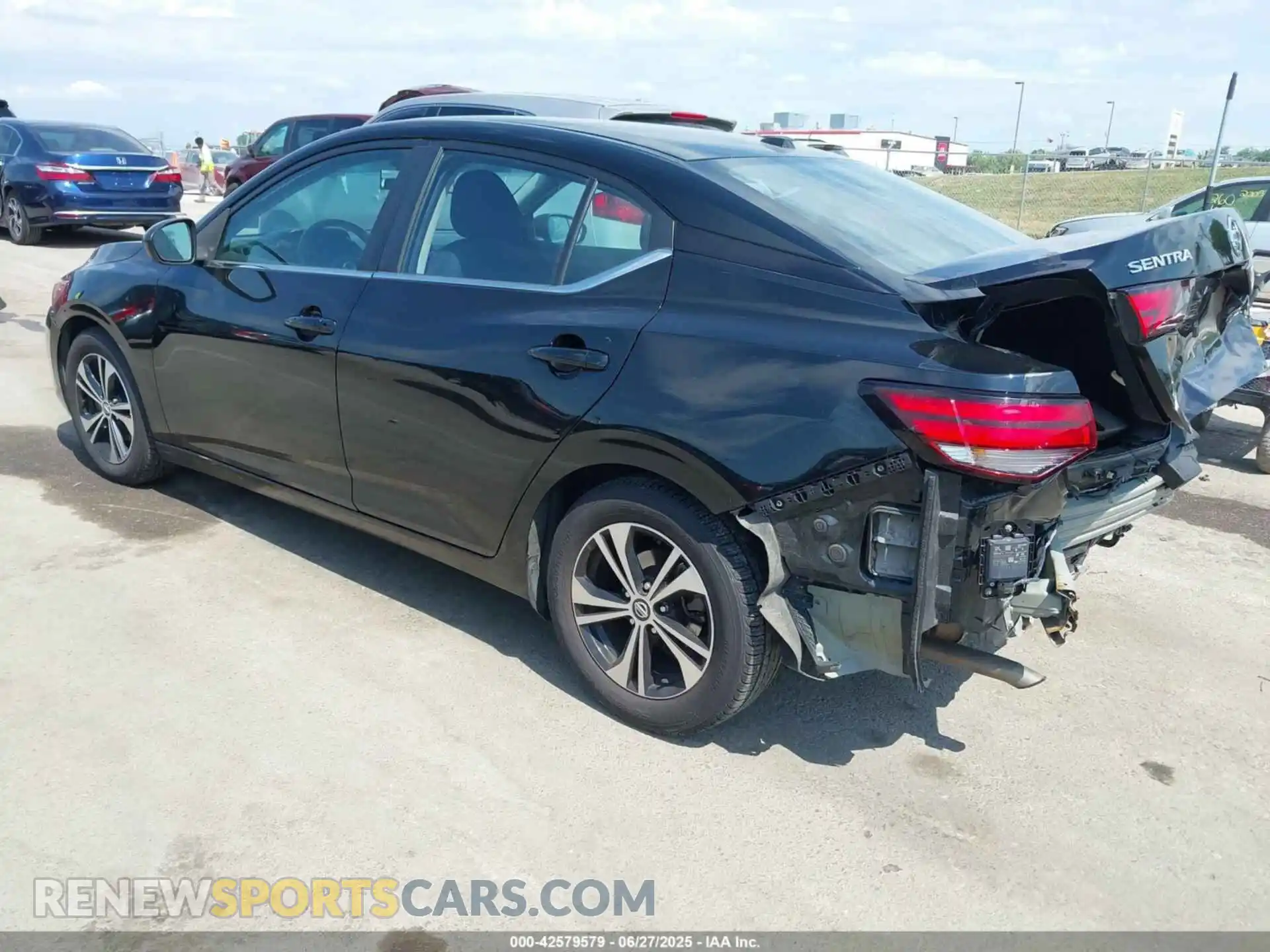 3 Photograph of a damaged car 3N1AB8CV7MY308107 NISSAN SENTRA 2021