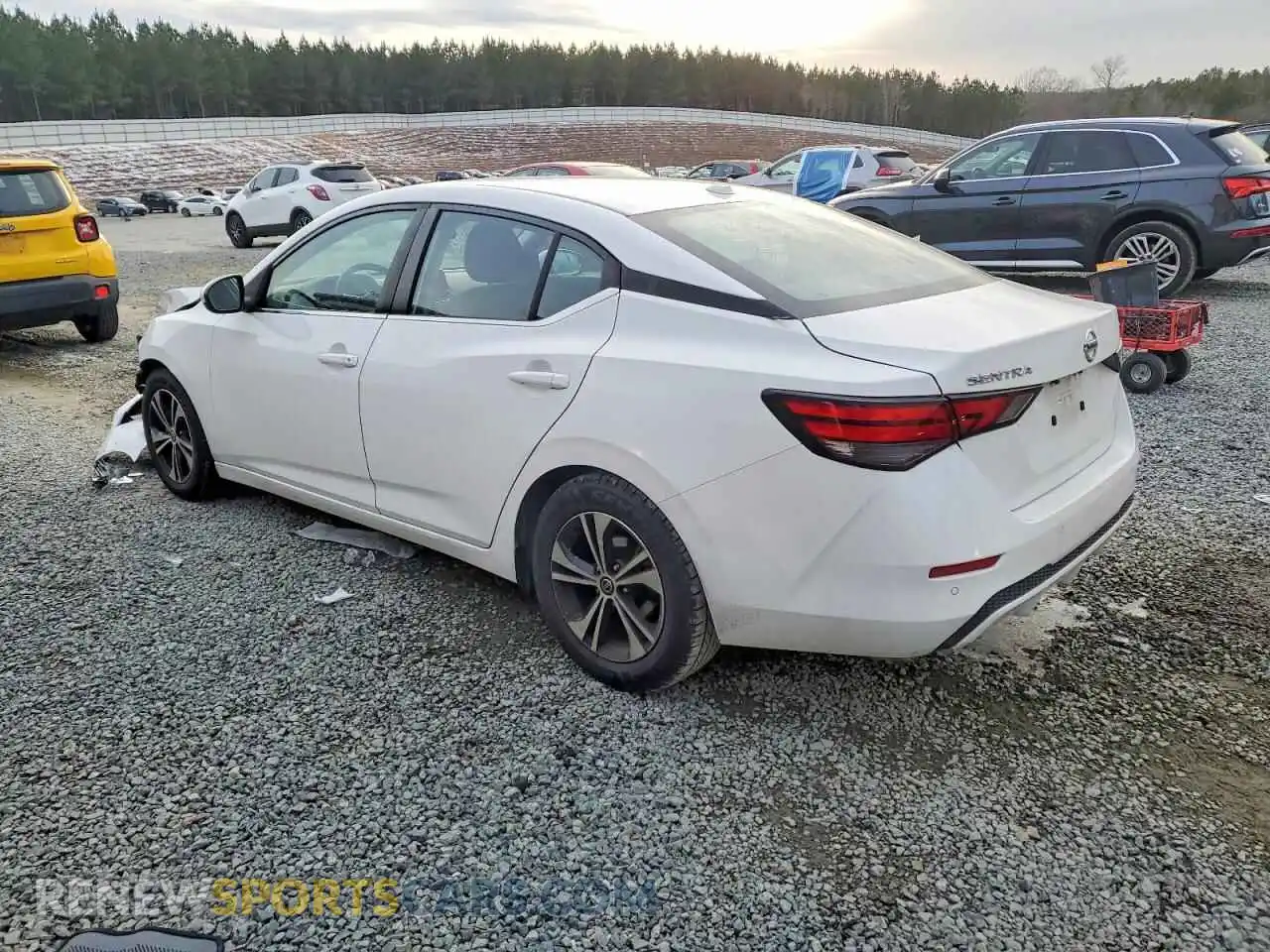2 Photograph of a damaged car 3N1AB8CV7MY310942 NISSAN SENTRA 2021