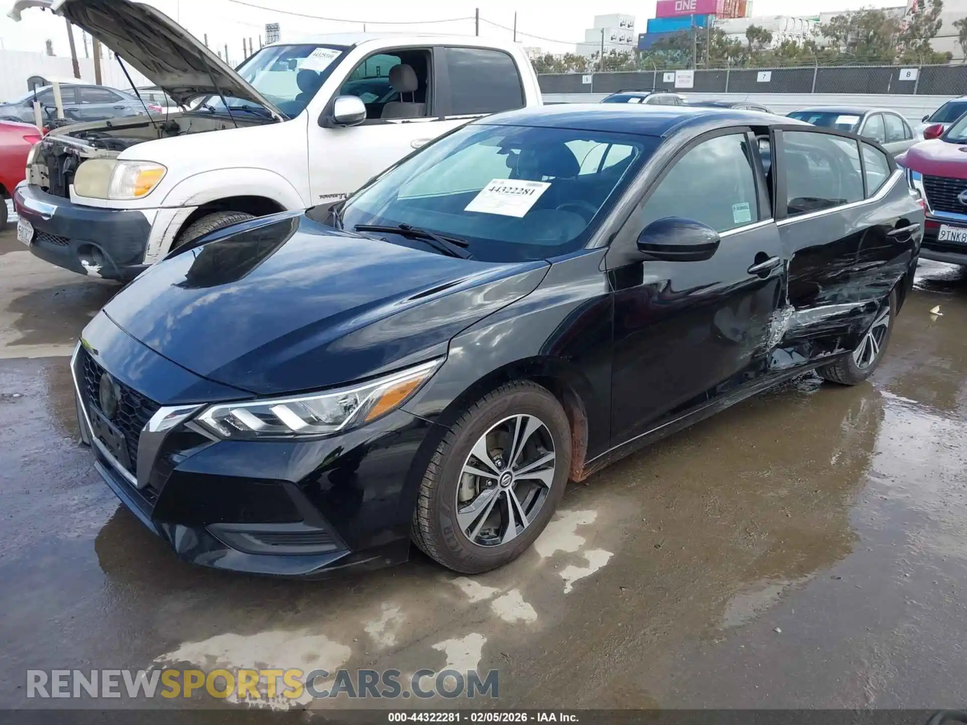 2 Photograph of a damaged car 3N1AB8CV7MY318412 NISSAN SENTRA 2021
