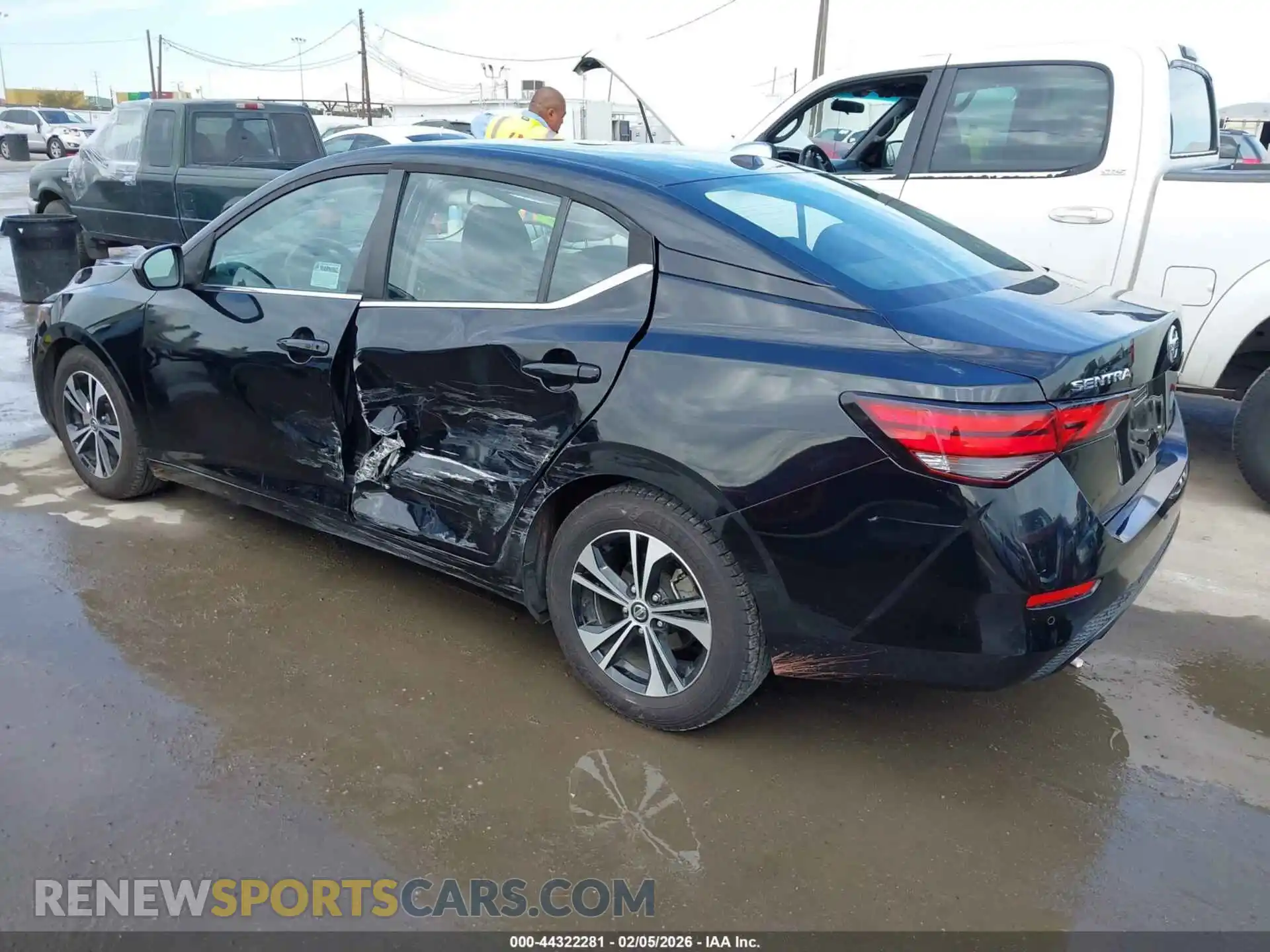 3 Photograph of a damaged car 3N1AB8CV7MY318412 NISSAN SENTRA 2021