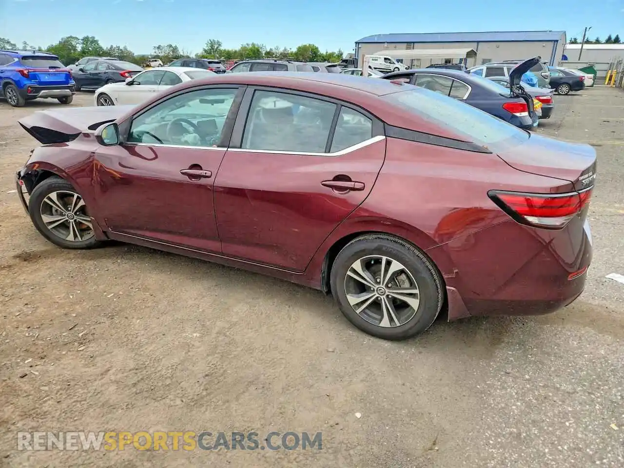 2 Photograph of a damaged car 3N1AB8CV7MY326395 NISSAN SENTRA 2021