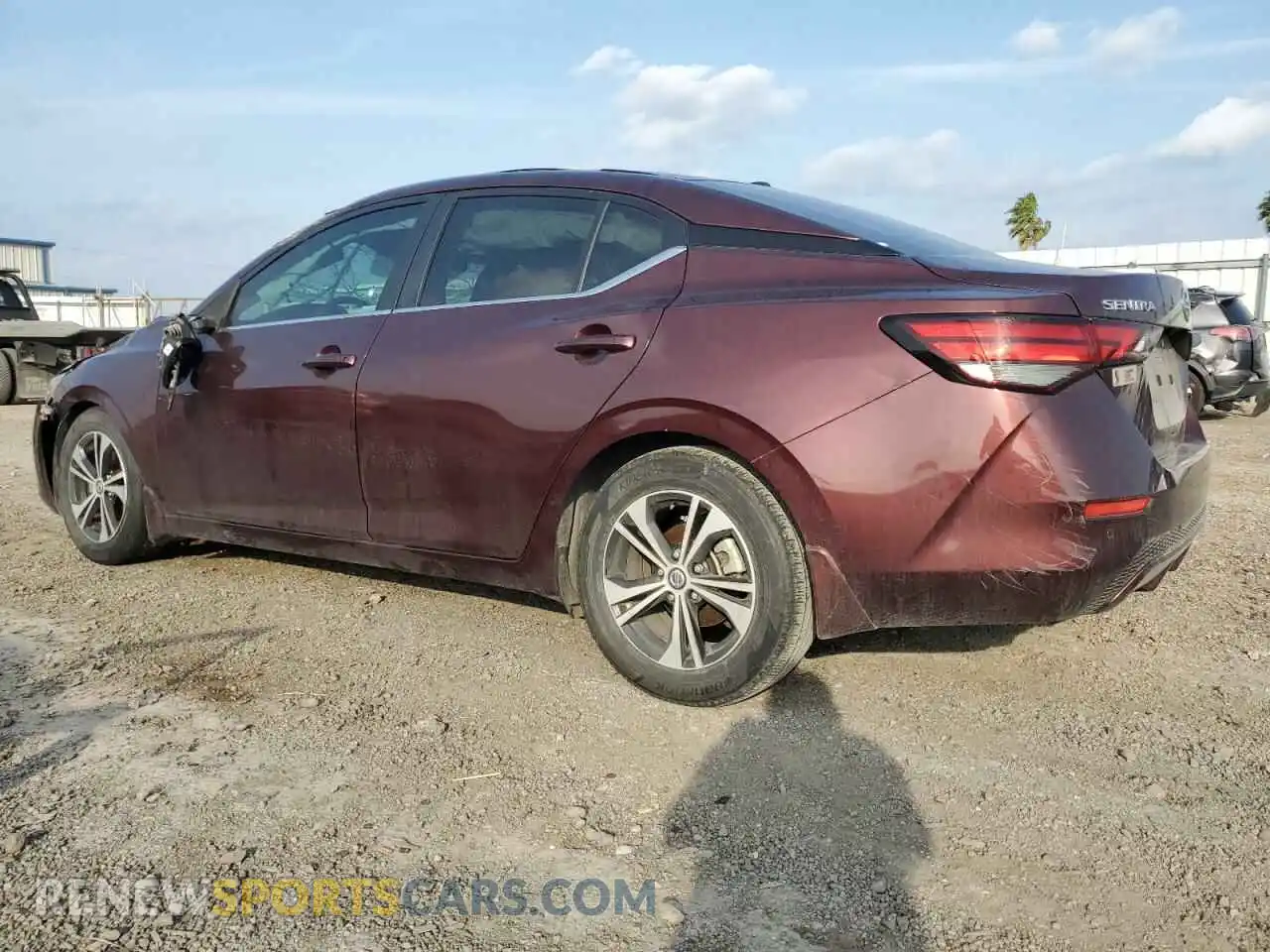 2 Photograph of a damaged car 3N1AB8CV8MY205388 NISSAN SENTRA 2021