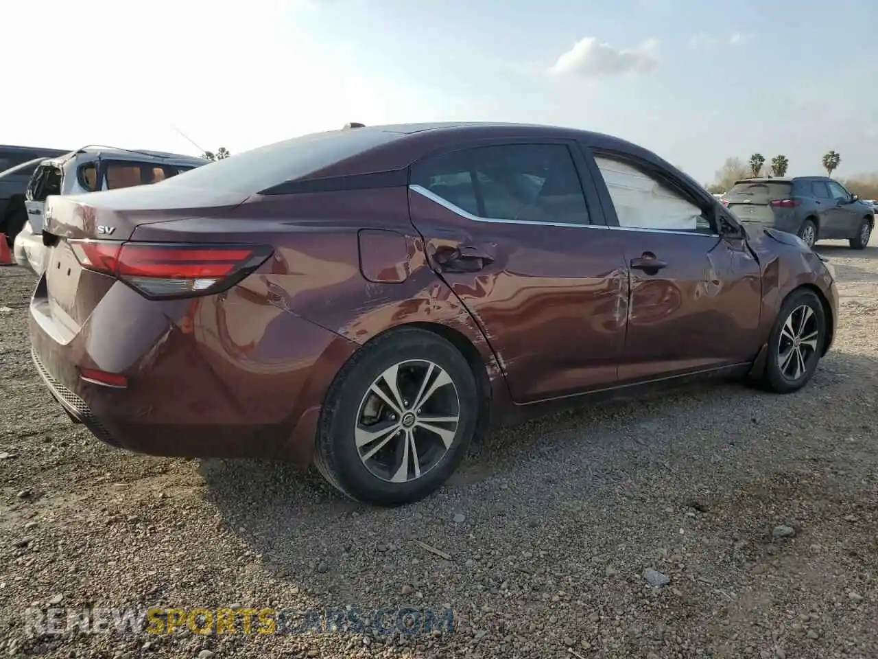 3 Photograph of a damaged car 3N1AB8CV8MY205388 NISSAN SENTRA 2021