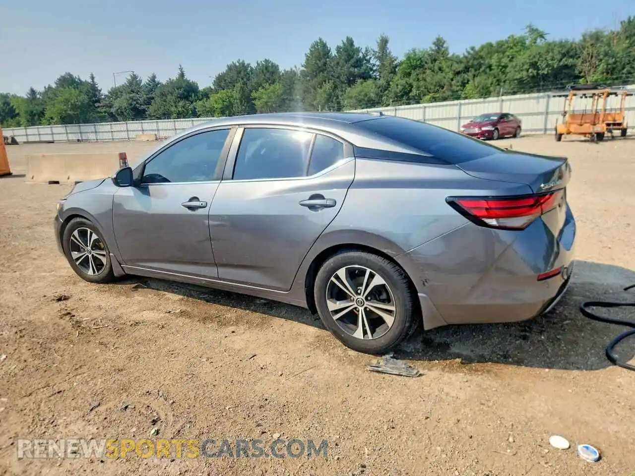 2 Photograph of a damaged car 3N1AB8CV8MY215435 NISSAN SENTRA 2021