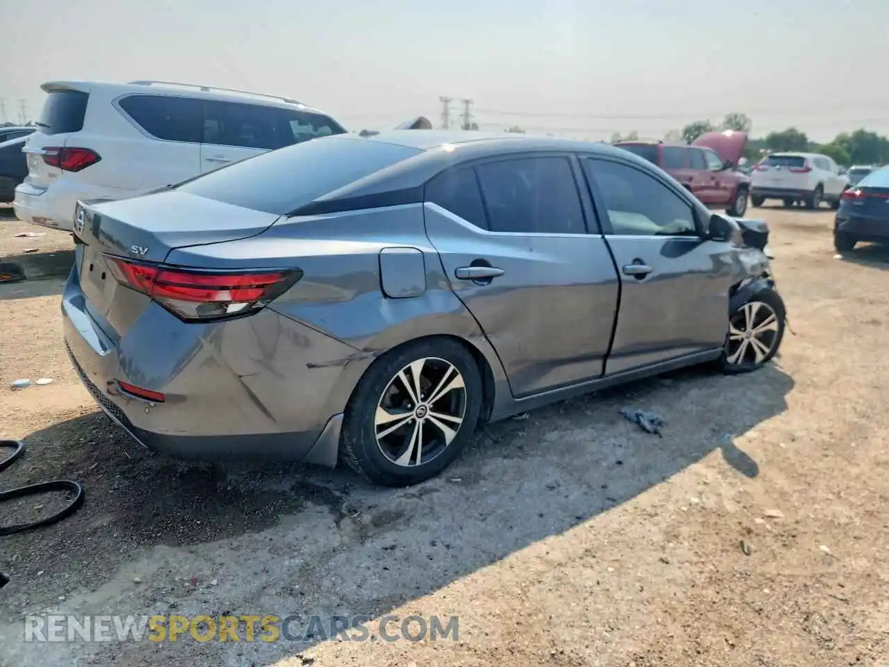 3 Photograph of a damaged car 3N1AB8CV8MY215435 NISSAN SENTRA 2021