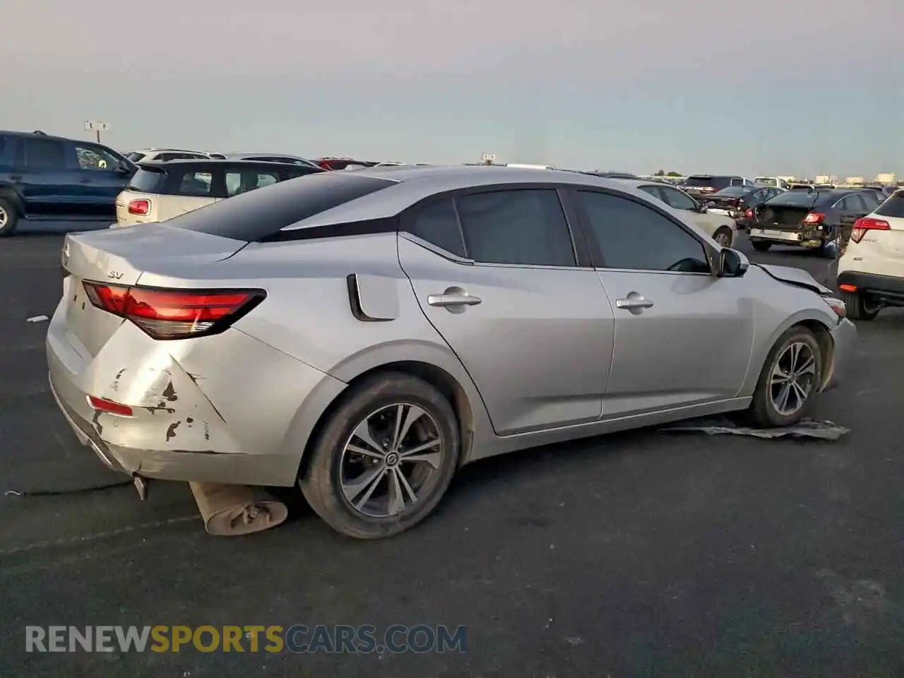 3 Photograph of a damaged car 3N1AB8CV8MY238455 NISSAN SENTRA 2021