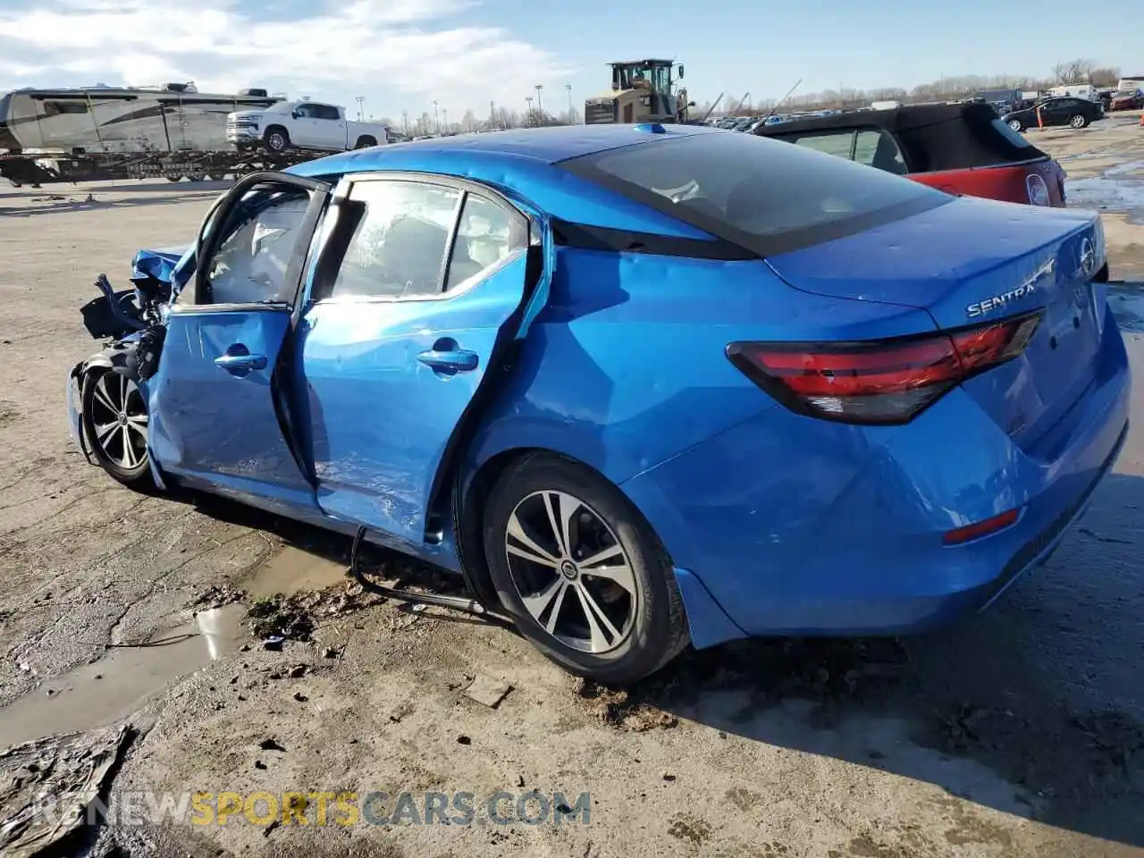 2 Photograph of a damaged car 3N1AB8CV8MY239069 NISSAN SENTRA 2021