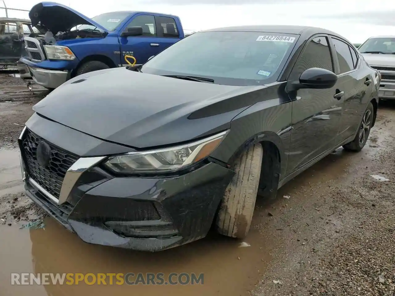 1 Photograph of a damaged car 3N1AB8CV8MY239136 NISSAN SENTRA 2021