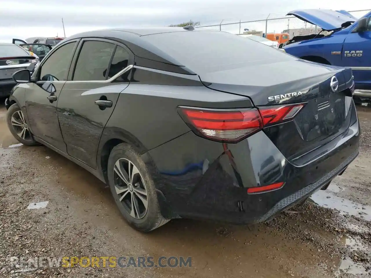 2 Photograph of a damaged car 3N1AB8CV8MY239136 NISSAN SENTRA 2021