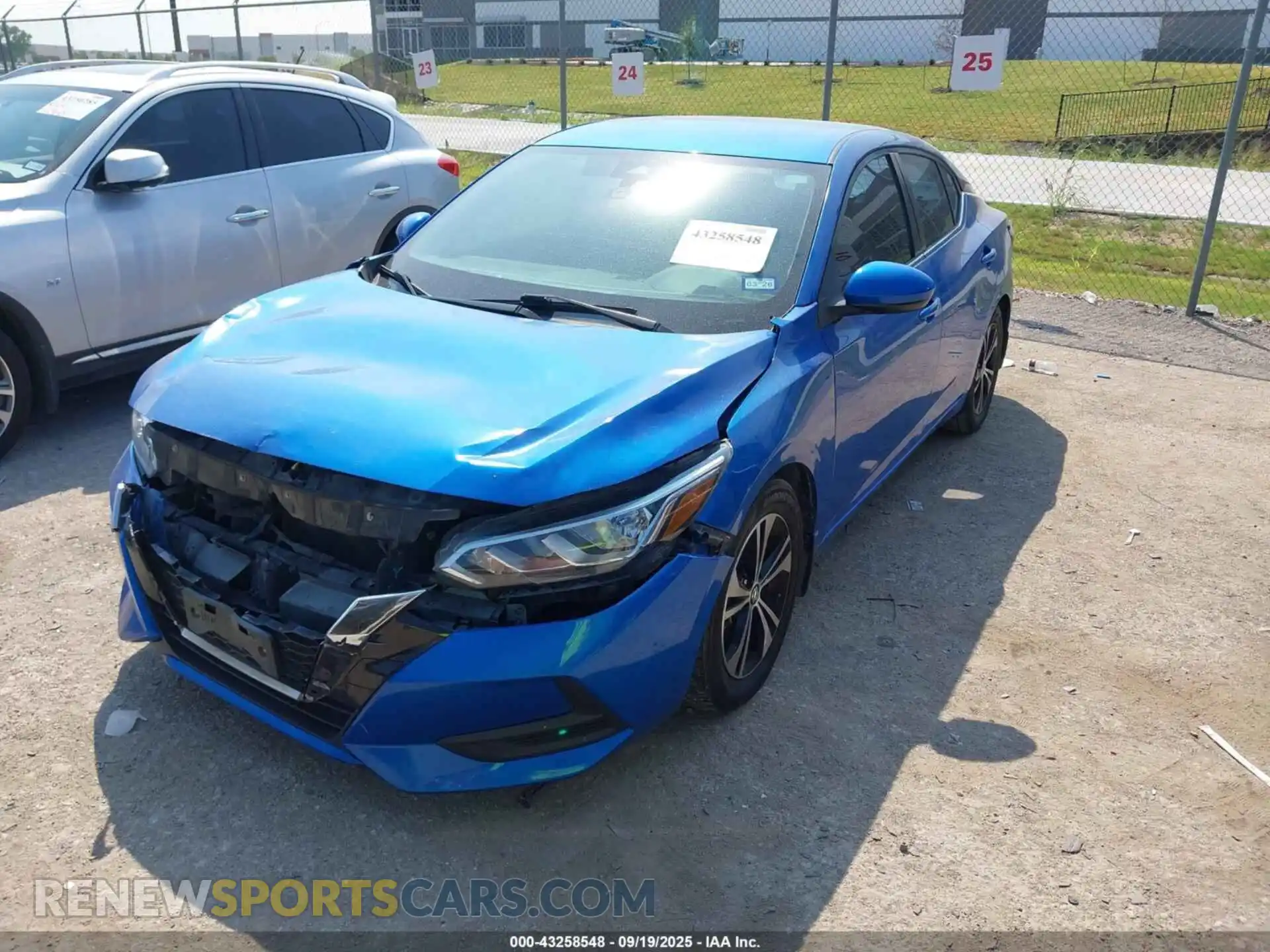 2 fotografías del automóvil dañado 3N1AB8CV8MY241484 NISSAN SENTRA 2021