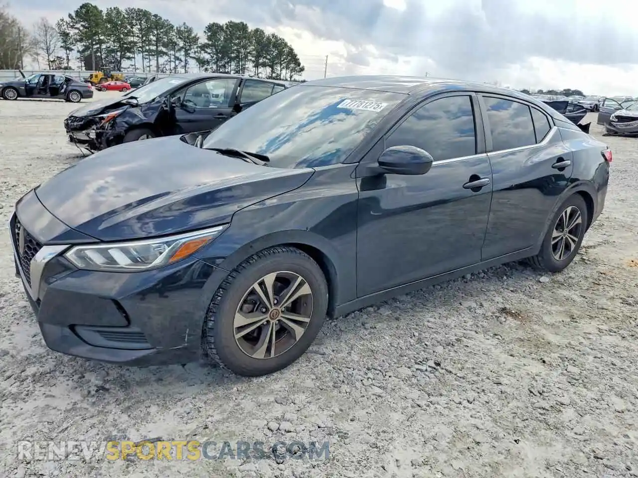 1 Photograph of a damaged car 3N1AB8CV8MY247074 NISSAN SENTRA 2021
