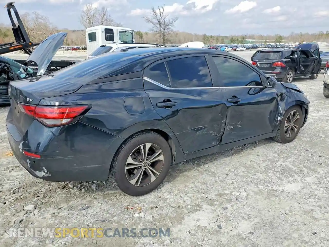 3 Photograph of a damaged car 3N1AB8CV8MY247074 NISSAN SENTRA 2021