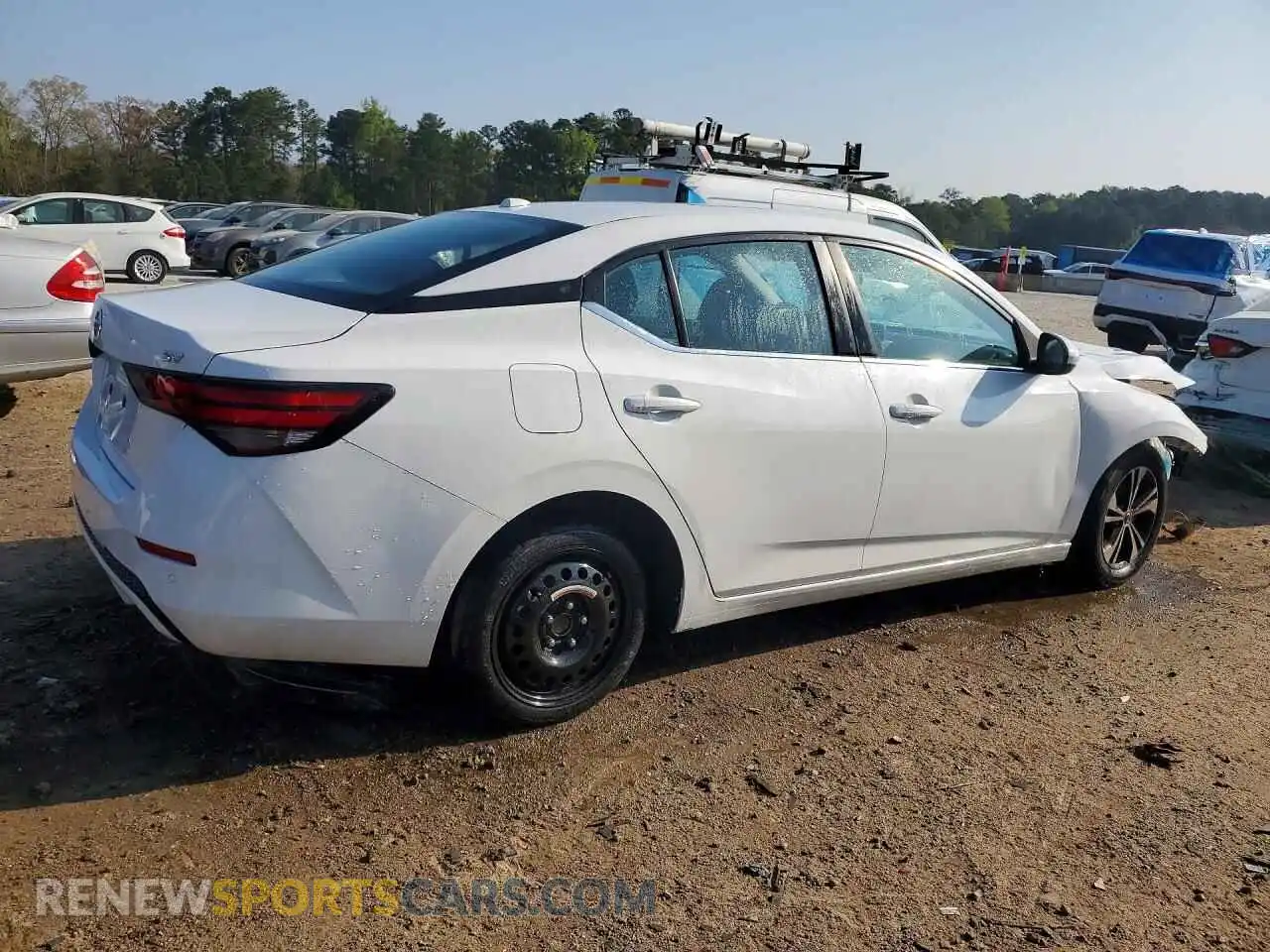 3 Photograph of a damaged car 3N1AB8CV8MY250959 NISSAN SENTRA 2021