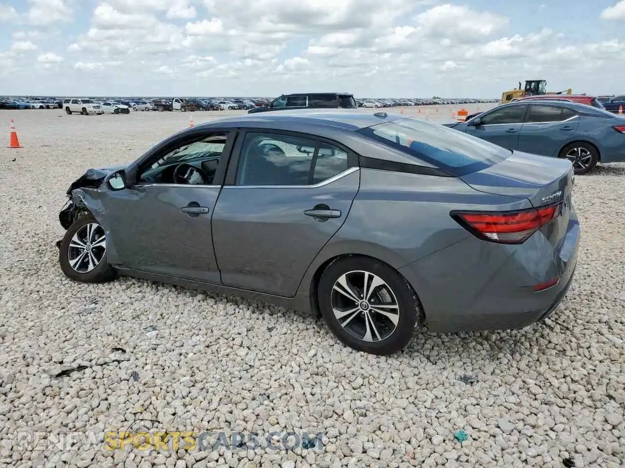 2 Photograph of a damaged car 3N1AB8CV8MY251058 NISSAN SENTRA 2021