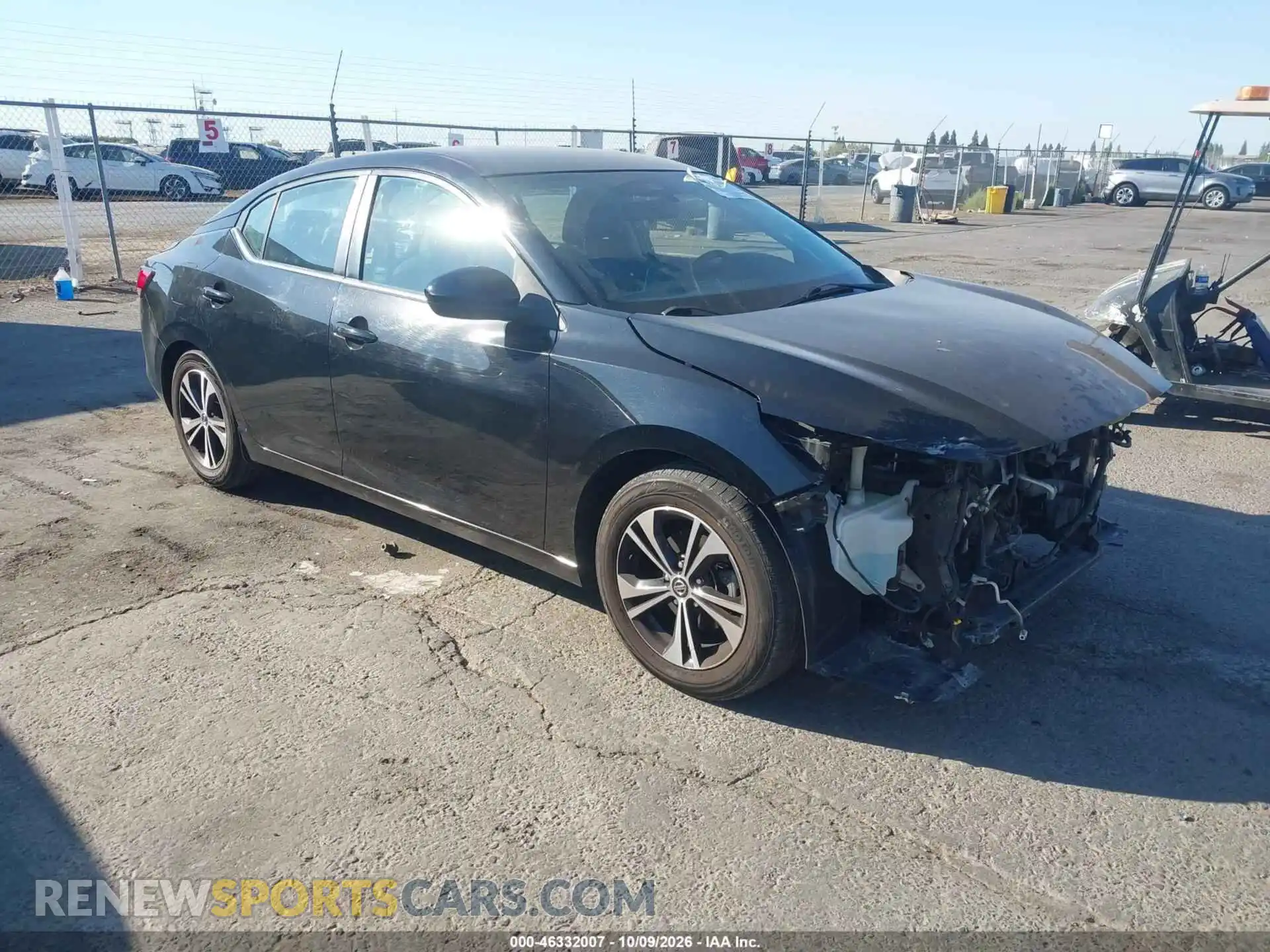 1 Photograph of a damaged car 3N1AB8CV8MY253067 NISSAN SENTRA 2021