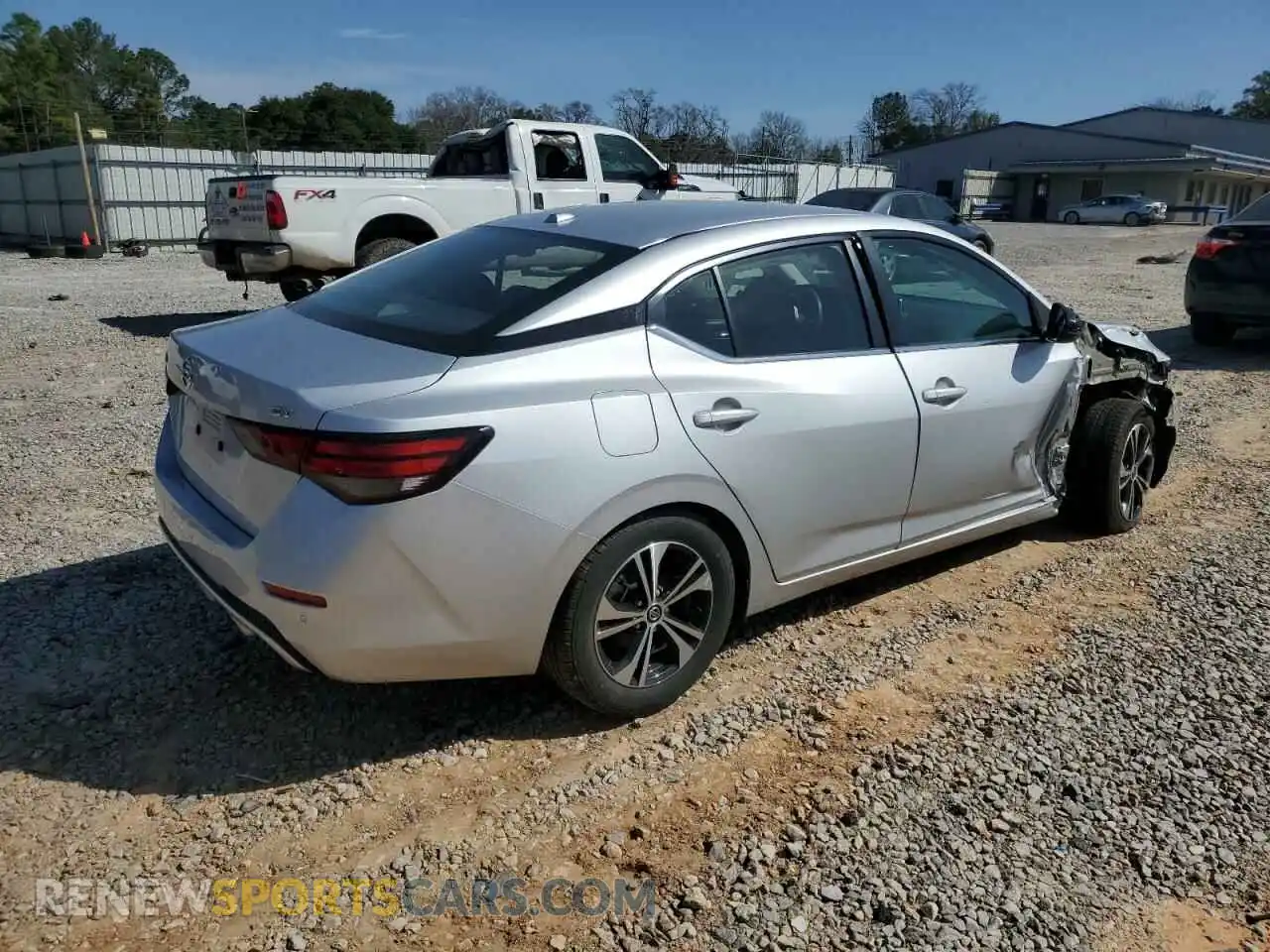 3 Photograph of a damaged car 3N1AB8CV8MY253389 NISSAN SENTRA 2021